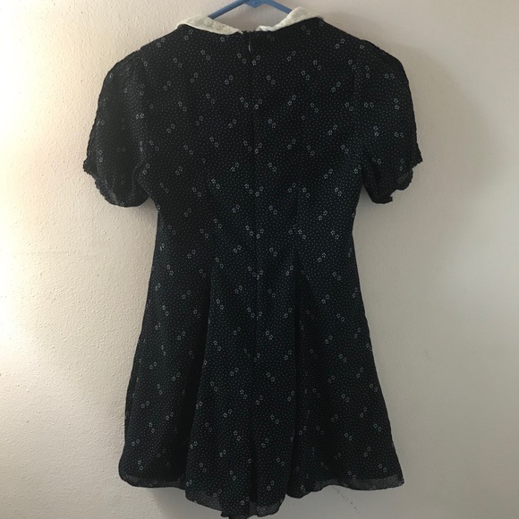 SOLD | UO Cooperative Navy Floral Romper - Picture 2 of 4